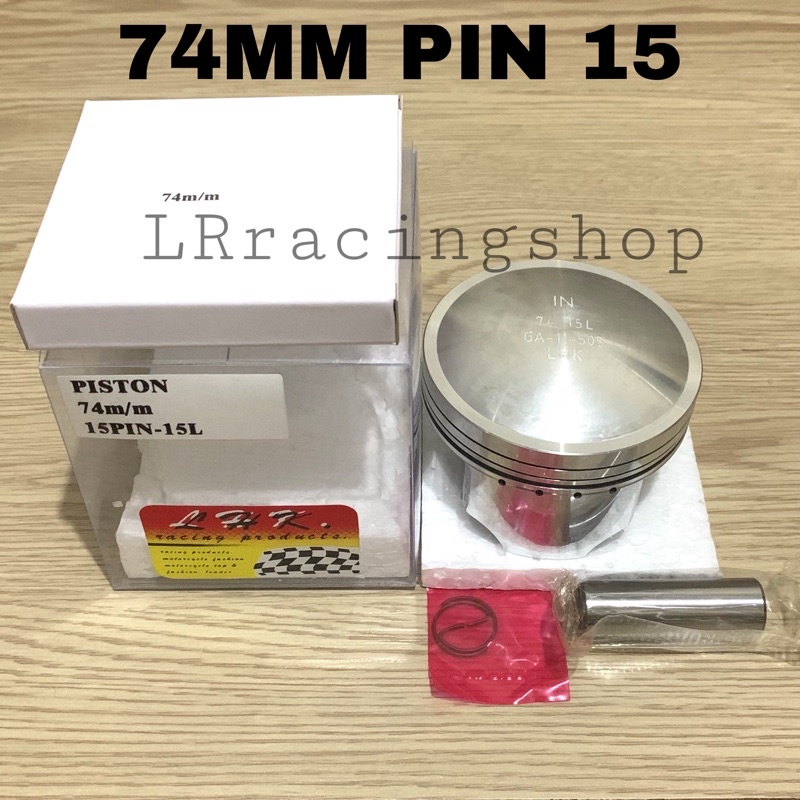 Piston LHK 74 74mm pen 15 set ring piston seher LHK thailand