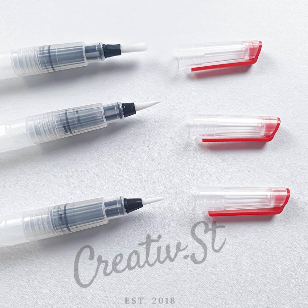 

Ks9Code Joyko Water Brush Kuas Watercolor BRS-11 SET 3 pcs WaterBrush(siap Kirim)U1Q8