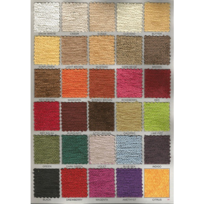 KAIN CHENILLE CENIL POLOS REGENCY - GODIVA - SOFA INTERIOR MEBEL KURSI