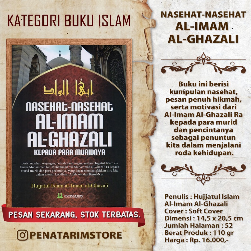 NASEHAT NASEHAT IMAM GHAZALI Shopee Indonesia