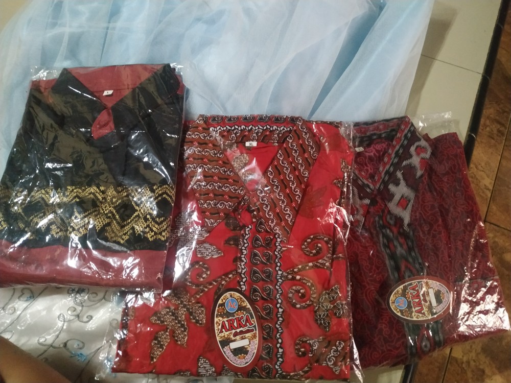 Barang Murah Baju Batik Pria Slimfit Modern Lengan Pendek Ada Saku Depan Ls 175 Keburu Habis