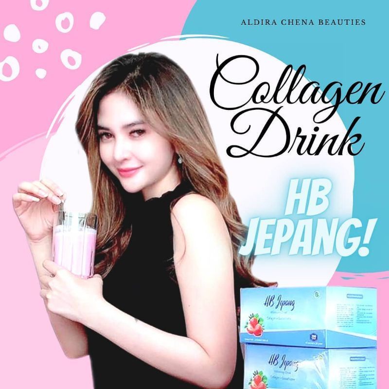 HB JEPANG COLLAGEN DRINK - MINUMAN KOLAGEN PEMUTIH BADAN BPOM