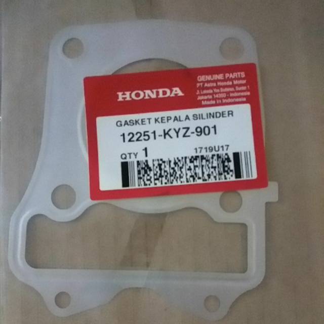 Gasket Cylinder Head Honda Supra X 125 Helm In 12251 KYZ 901