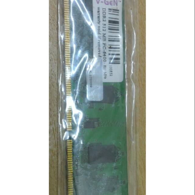 MEMORI RAM VGEN 512 MB DDR 2 PC 6400
