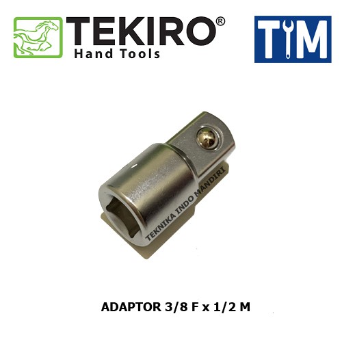 TEKIRO Adaptor 3/8 F x 1/2 M ( Gagang 3/8&quot; ke Mata Sock 1/2&quot; )