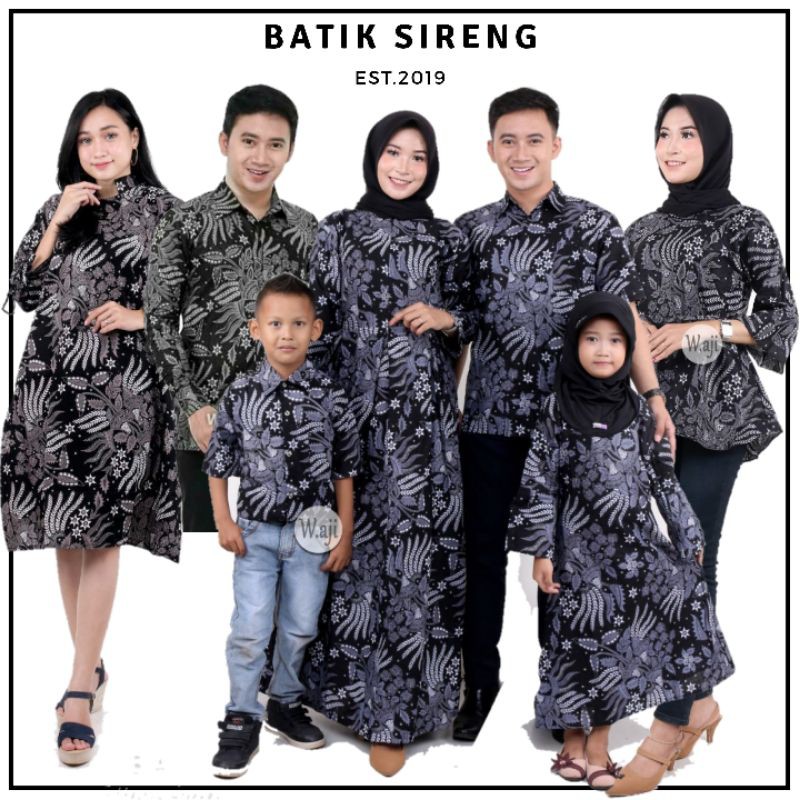 Batikcouple Keluarga Maura Couple Sania Ruffle Ori Ndoro Jowi Dnt Batik Couple Keluarga Manggar Abu