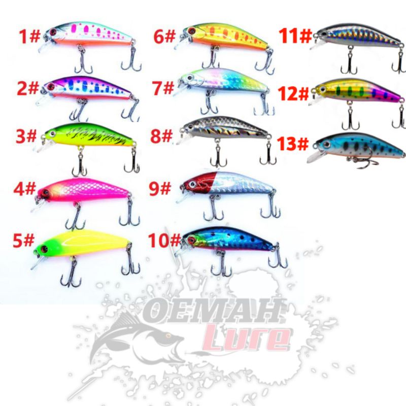 minnow killer replika hinomiya agile 5,5cm 6gr