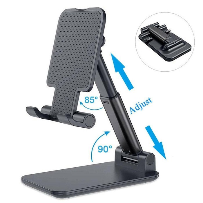 [TERMURAH] Stand Phone Holder Liftable Foldable - Penyangga / Dudukan HP Lipat-4