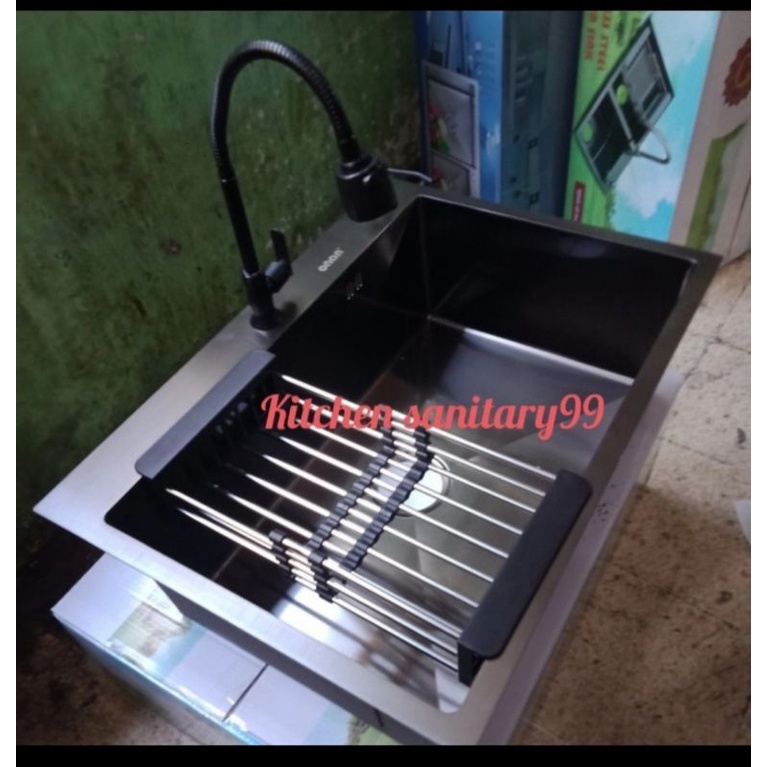 Kitchen sink Onan 1 lubang/Paket kitchen sink Onan 7050