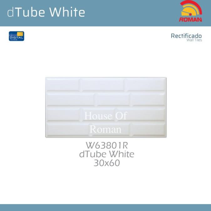 KERAMIK ROMAN dTube White 30x60R W63801R (ROMAN House of Roman)