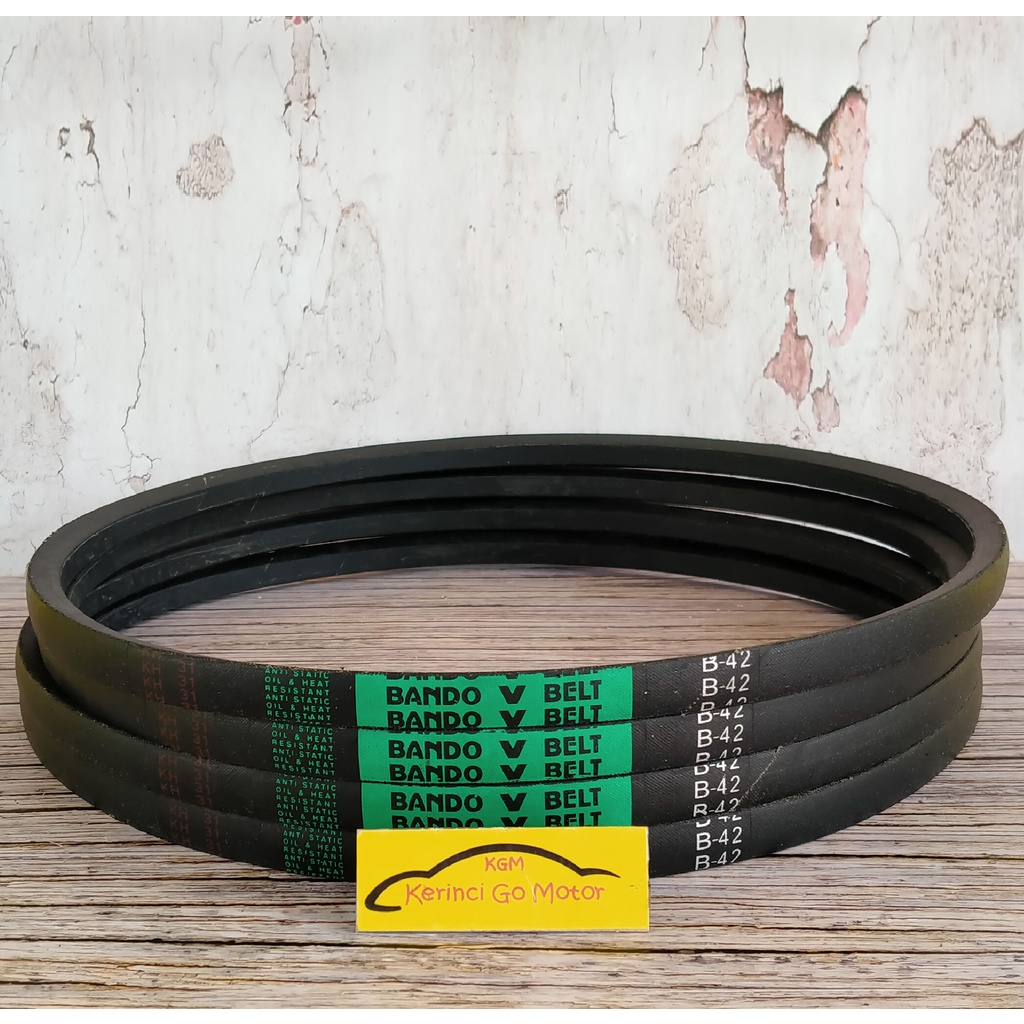 BANDO VAN BELT B-42 V BELT TALI KIPAS B42 FAN BELT VANBELT POLOS B-42