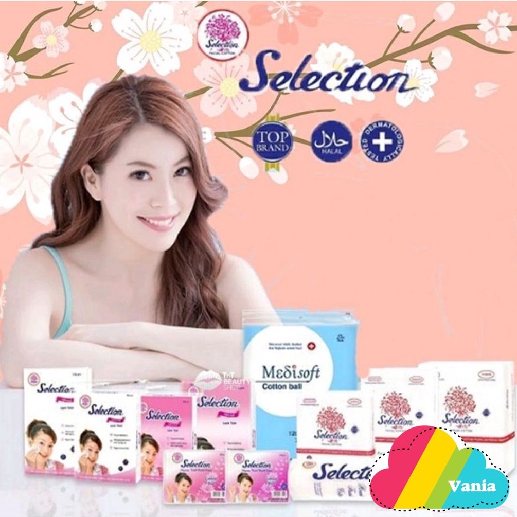 Kapas Medisoft / kapas muka Selection / Cotton Balls 120 balls / cotton bud selection bayi dewasa /biru bulat Kapas Bulat Bola Pembersih Bayi coton balls 30g 50g 175