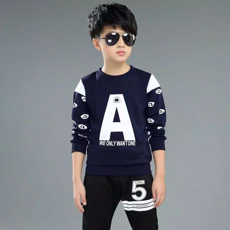 KAOS ANAK LAKI LAKI LENGAN PANJANG DODO / PAKAIAN ANAK LAKI LAKI BAHAN BABYTERRY