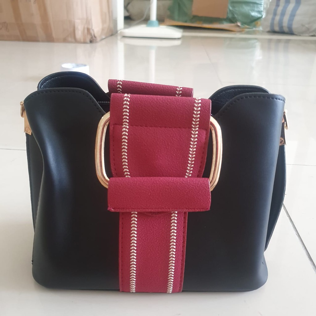 JK 641 1KG MUAT 2PCS TAS SELEMPANG KECIL WANITA FASHION IMPORT C8314 T038 U3685  E582 Y86543