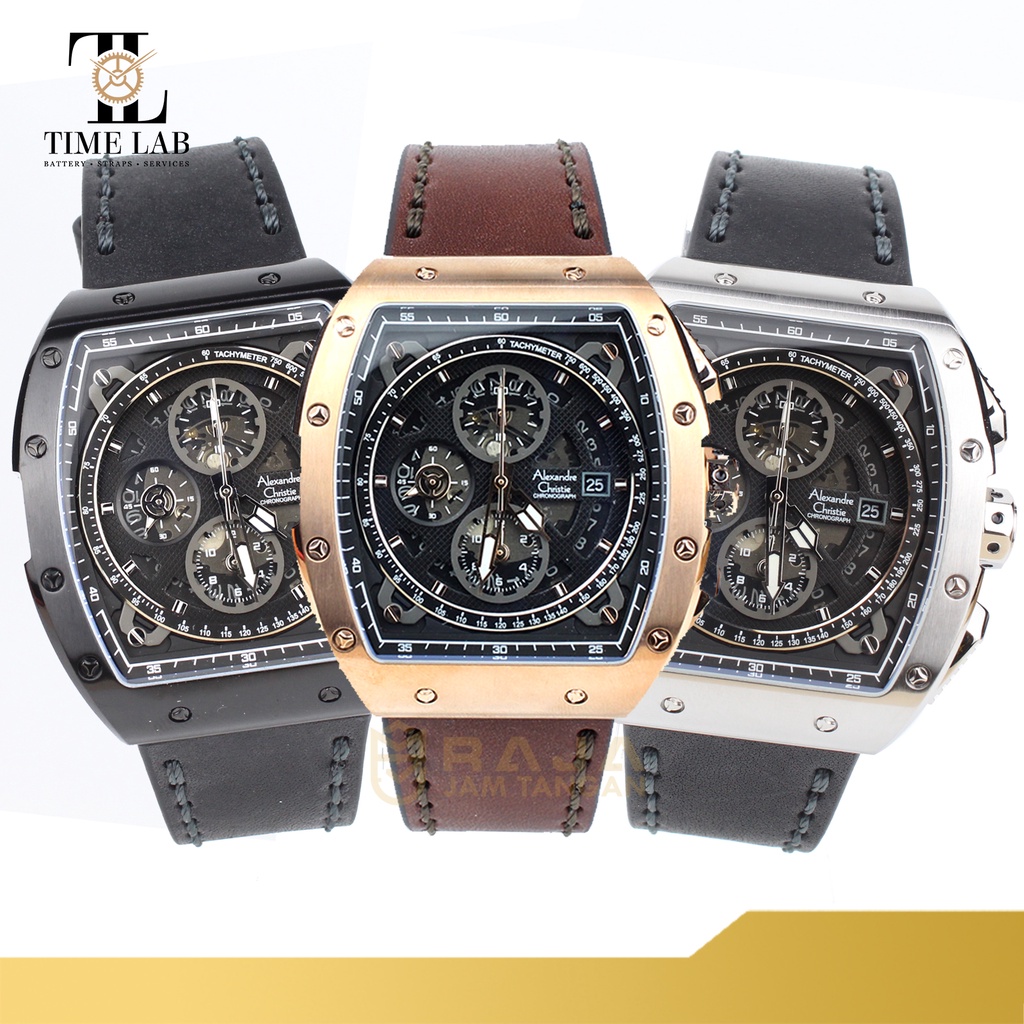 JAM TANGAN ALEXANDRE CHRISTIE AC 6411 / AC6411 PRIA ORIGINAL