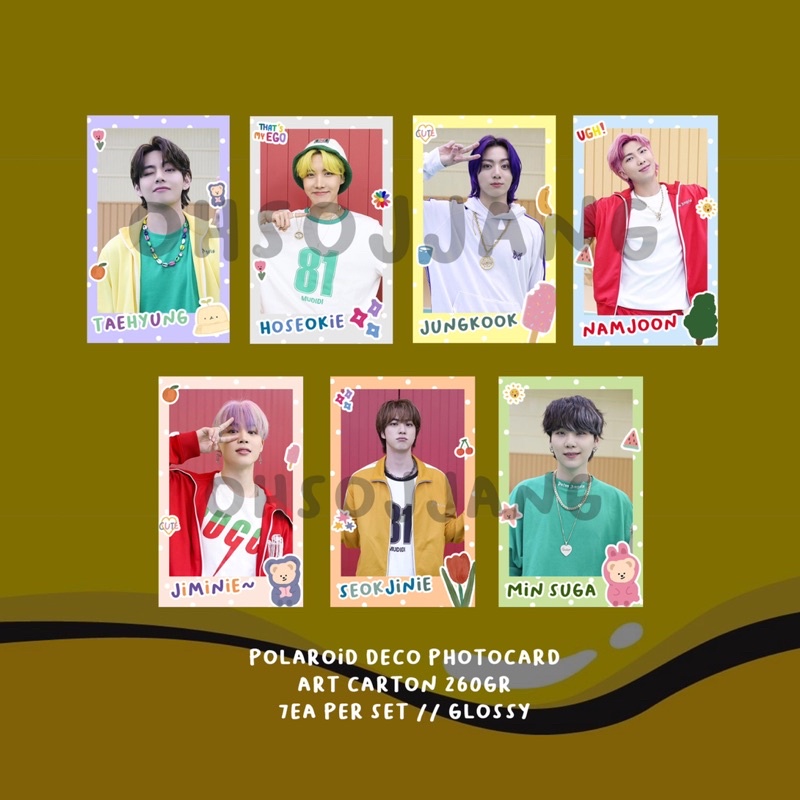 BTS BUTTER FANKIT PACK PAKET LENGKAP BANGTAN