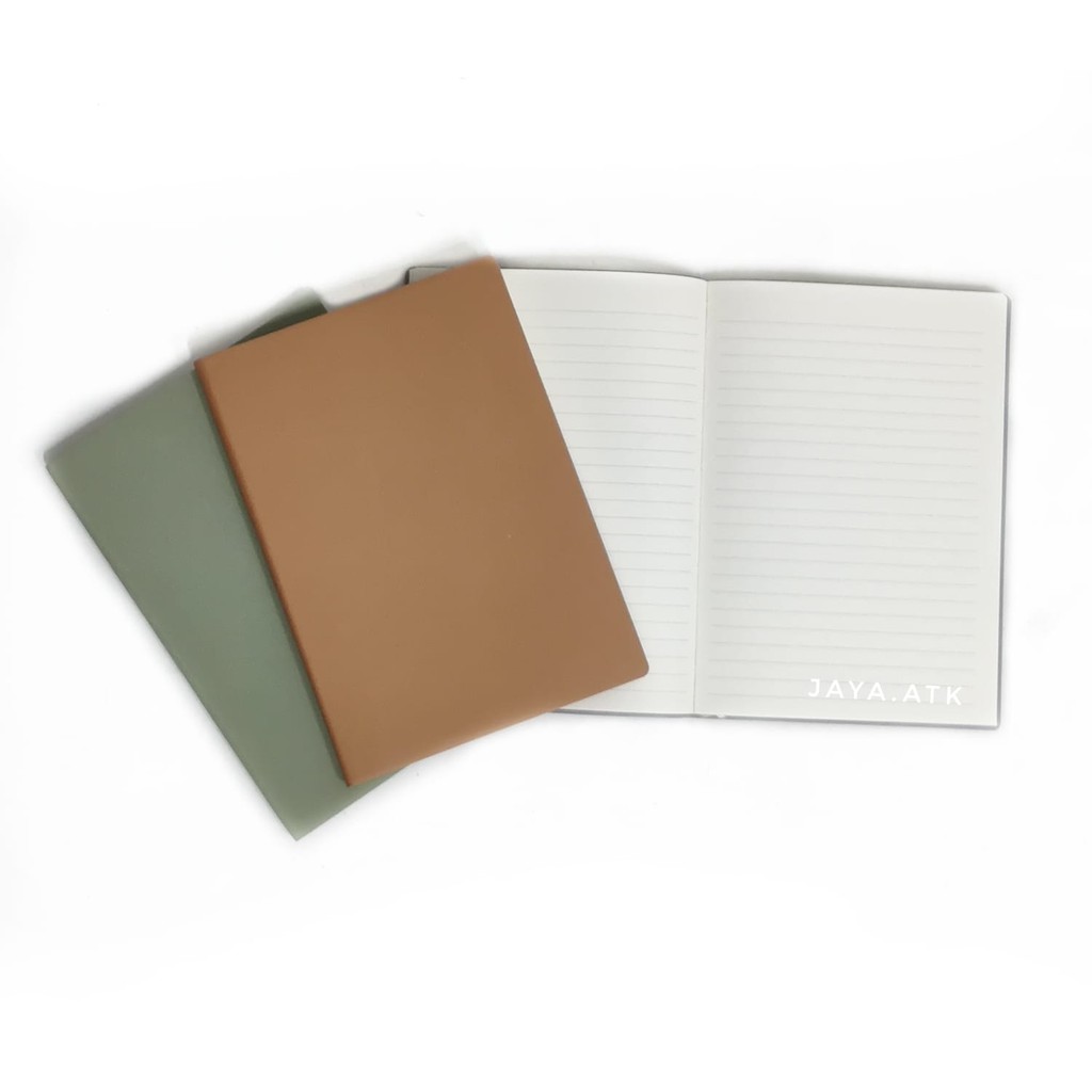 

BUKU TULIS NOTEBOOK A5 DELI 22263 25K CATATAN DIARY SAMPUL KULIT POLOS LEATHER 80 GSM