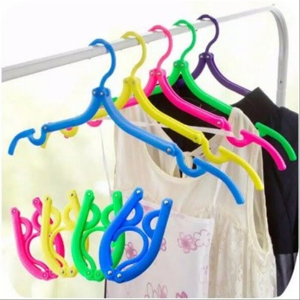  Jemuran  Baju  Travel Foldable Simple Hanger Lipat  Portable 