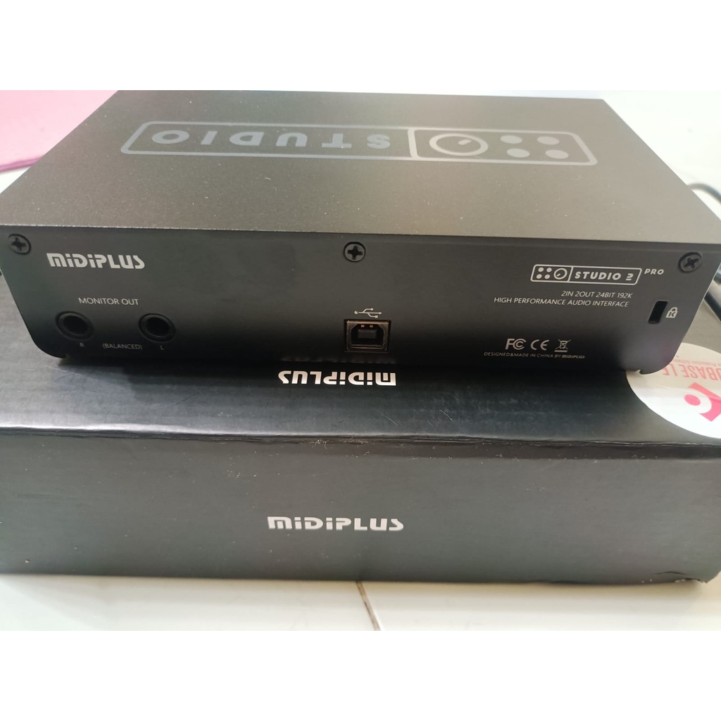 Soundcard Midiplus Studio 2 Pro USB Audio Interface / Second Bekas