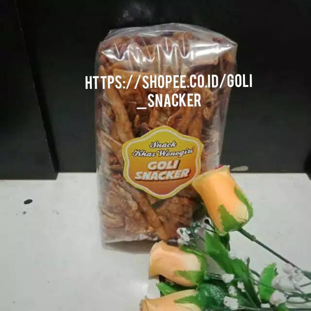

Keripik Loncis Blanggreng Balung Kethek Singkong 250 Gram