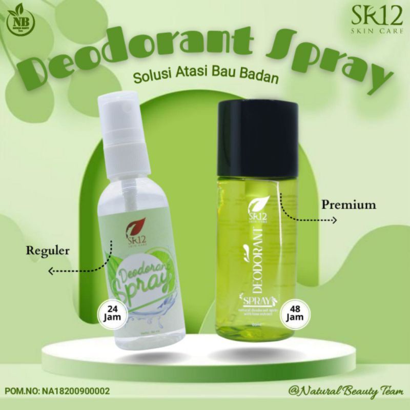 PENGHILANG BAU BADAN BPOM DEODORANT SPRAY SR12 DEODORANT REGULER SR12 DEODORAN SPRAY SR12 DEODORAN R