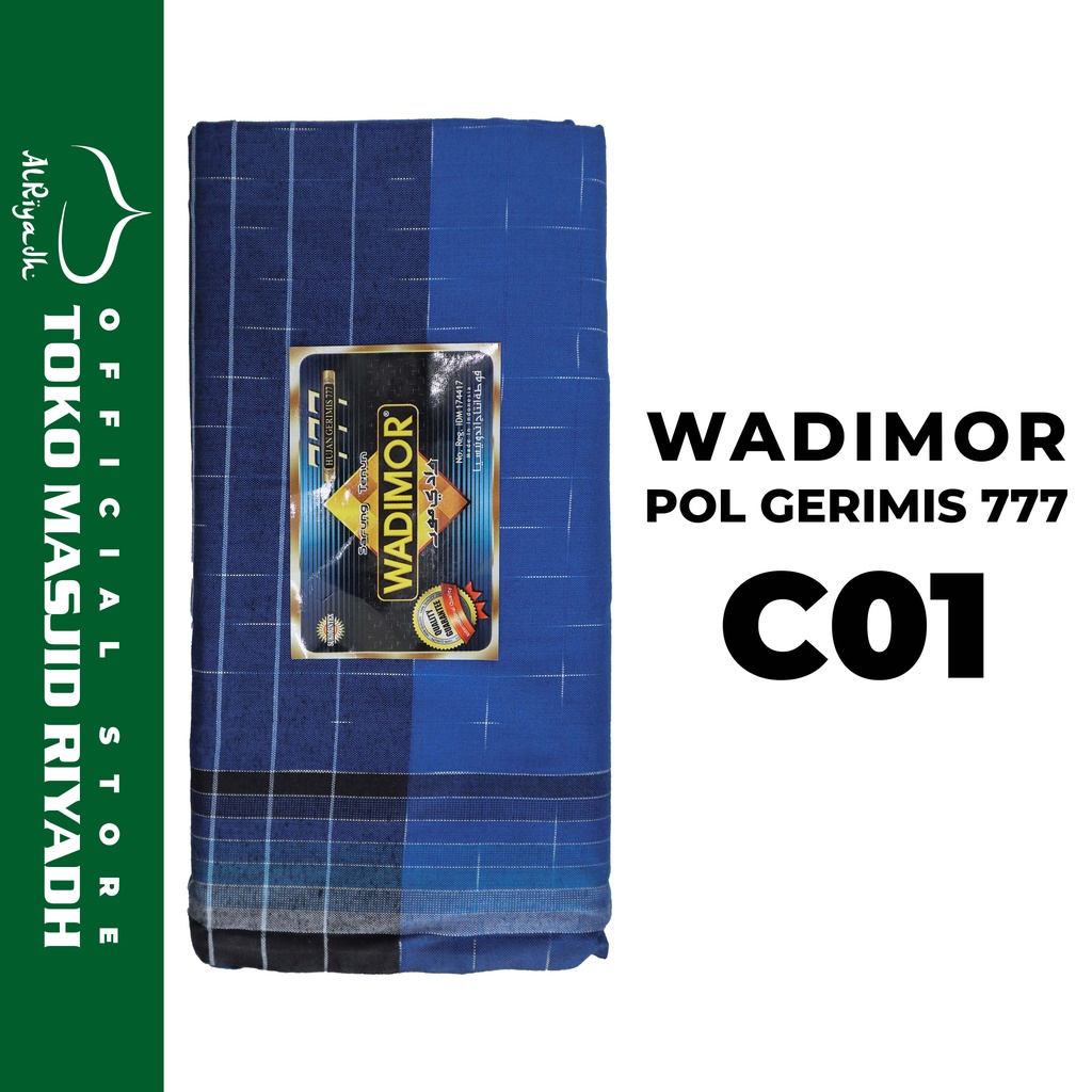 Sarung Wadimor Motif Polos Gerimis 777