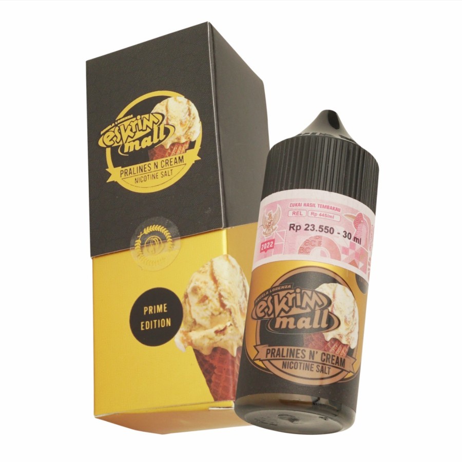 Es Krim Mall V2 Pralines N' Cream Salt Nic 30ML by Platinum x Angela Lorenza