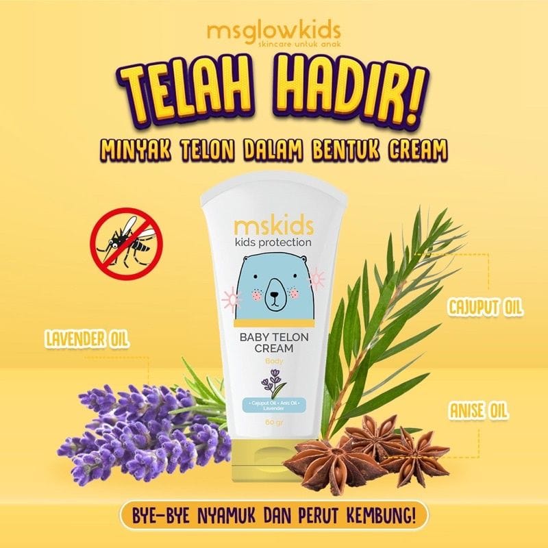 BABY TELON CREAM / TELON BABY CREAM MS KIDS / BABY TELON CREAM MS GLOW