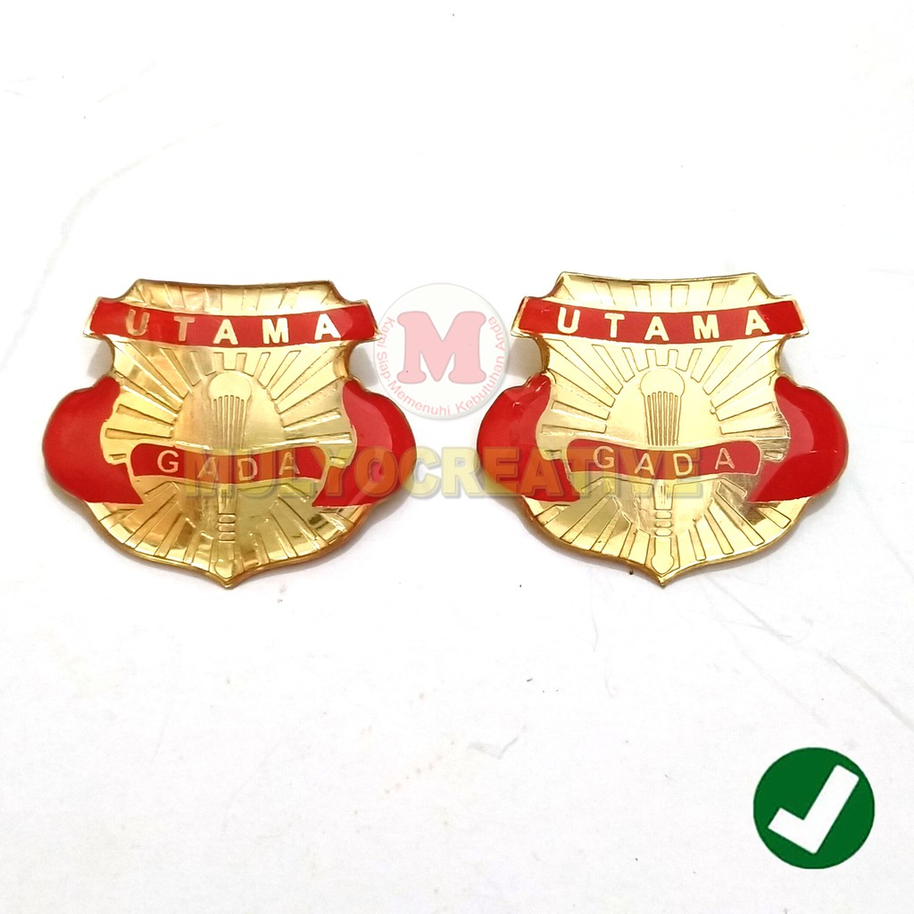 Lencana Gada Utama Satpam Pin Security Satpam Gada Utama Magnet Murah