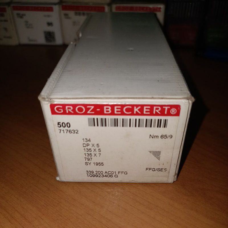 jarum groz beckert DP x 5 nomor 9 (1box)