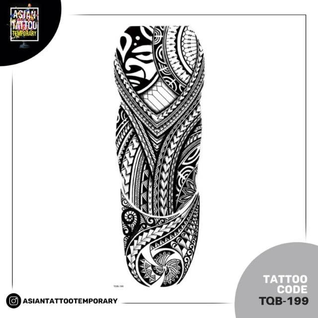 Tatto Temporer Tato Sementara Desain Tribal Dribal Terlaris Cocok Untuk Party Jalan Jalan Acara Dll Shopee Indonesia