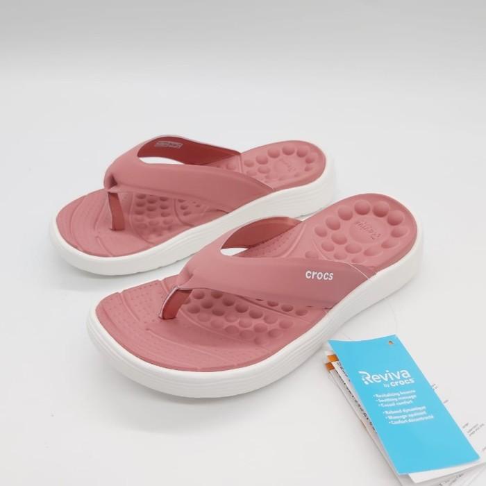 Sandal Crocs Reviva Jepit  Sandal Flip Crocs  Sandal Jepit Wanita Restock