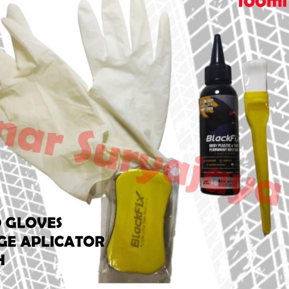 ✳ Black Fix | Penghitam Body Plastik Motor dan Mobil (100ml) ➬