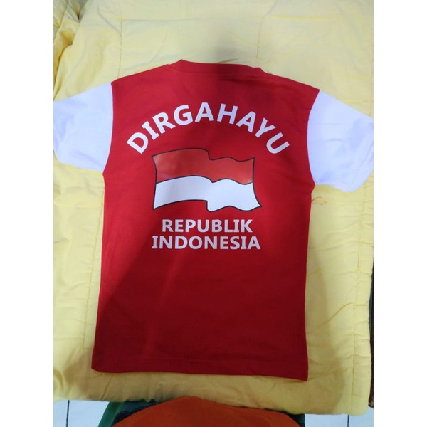 Kaos merah putih 17 Agustus