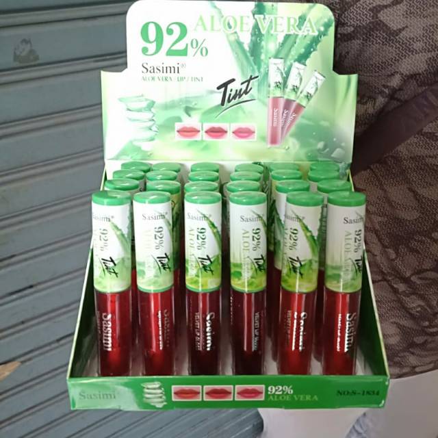 Lip tint sasimi aloe vera 92% ecer