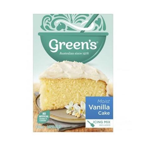 

TERBARU GREEN'S MOIST VANILLA CAKE PREMIX 470GR