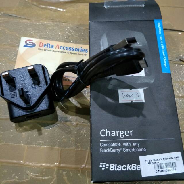 Charger blackberry 8900 kaki 3 bisa untuk android