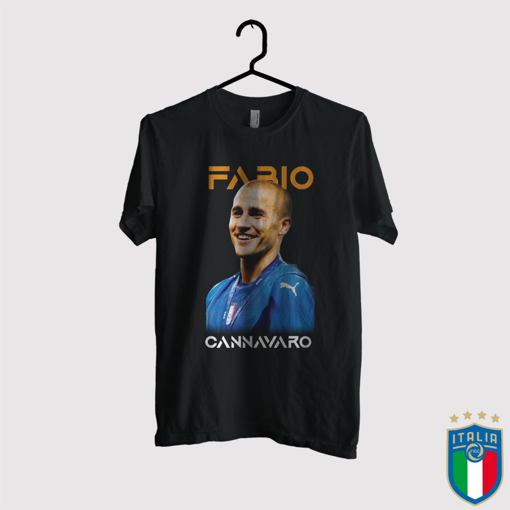 KAOS BOLA ITALY - FABIO CANNAVARO (TSHIRT KUALITAS PREMIUM)