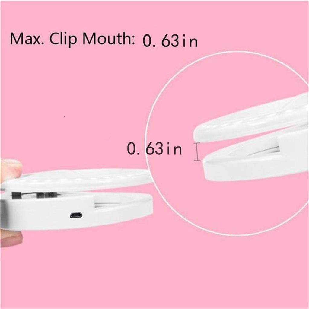 Character Selfie Ring Light Cantik Beauty Universal Clip-On Selfie (Random Varian)