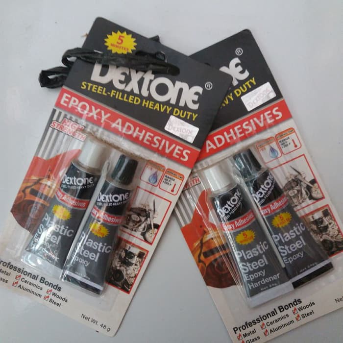 

Lem Besi DEXTONE - Lem Besi Campur Epoxy DEXTONE 5 Menit Kering