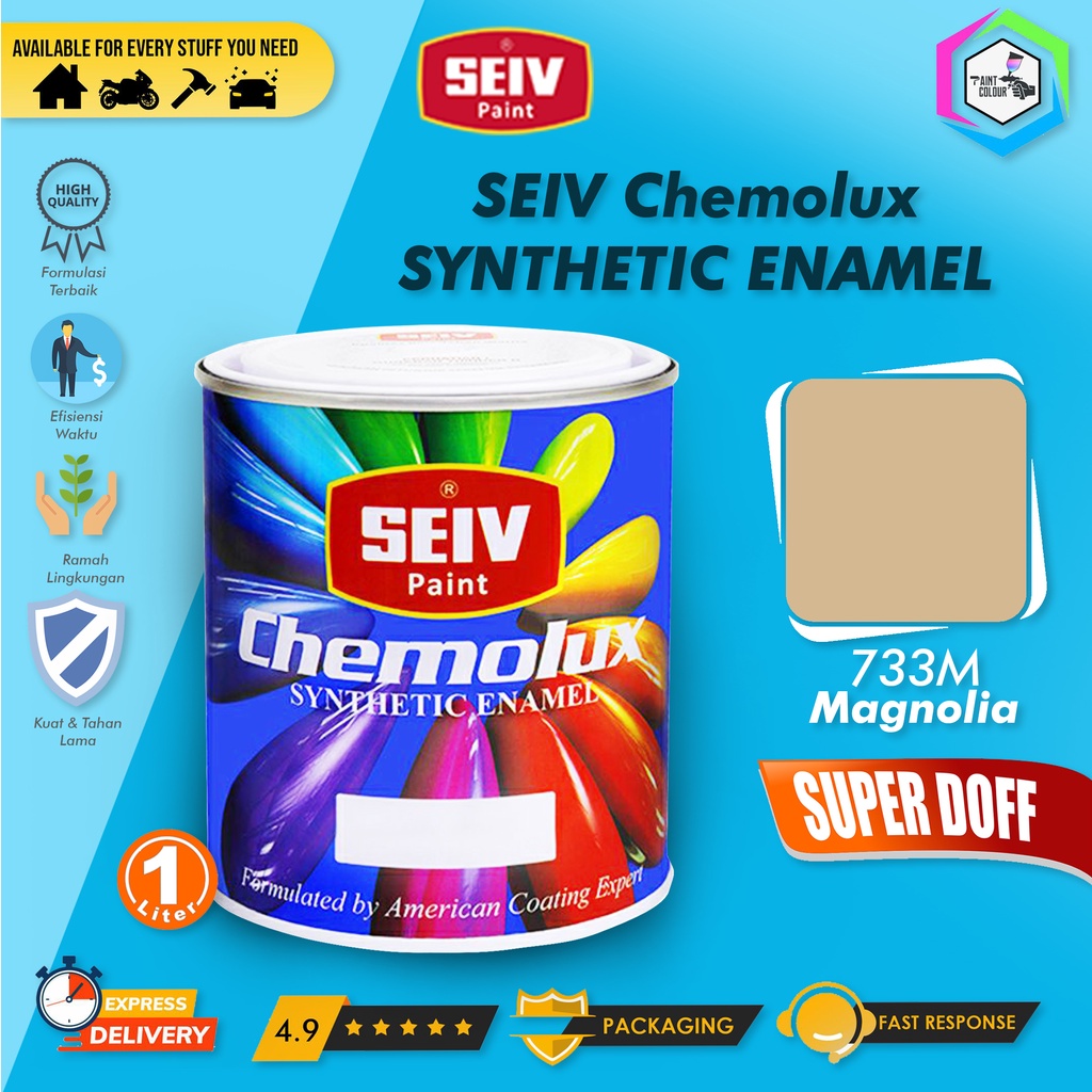 CAT BESI KAYU SEIV CHEMOLUX SUPER 733M Magnolia