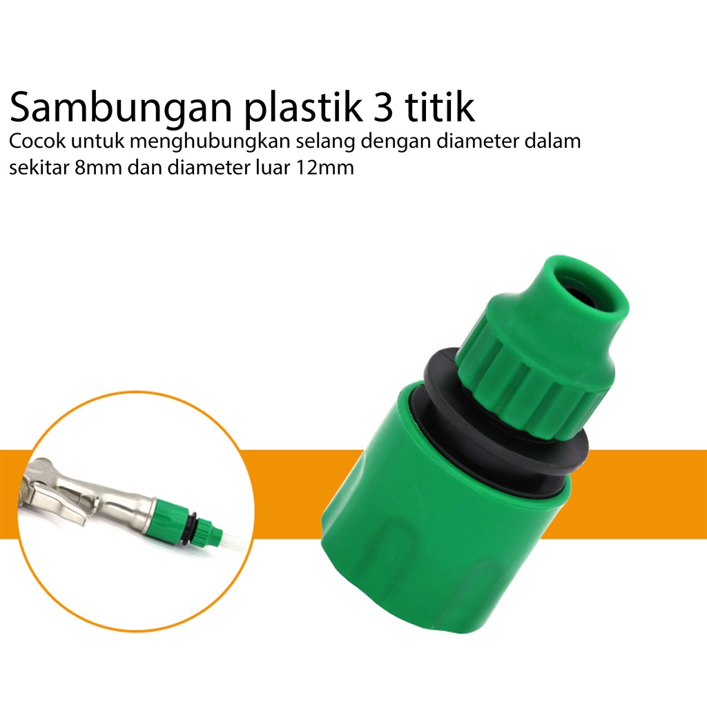 Drat Sambungan Kran Quick Release Sambungan Keran Air ke Selang Kuat &amp; Berkualitas