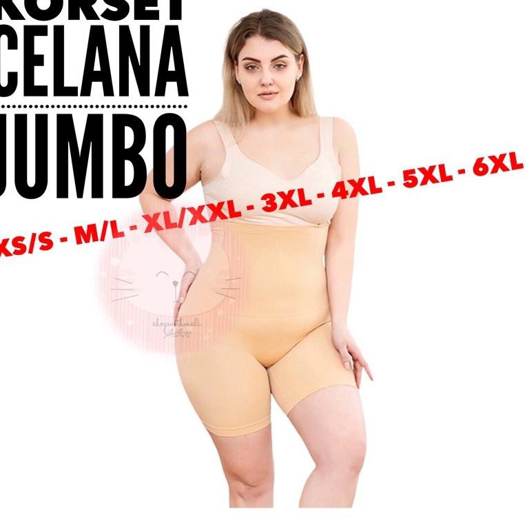Harga Diskon KCJ Korset CELANA JUMBO XS S M L XL 2XL 3XL 4XL 5XL 6XL BIG SIZE Pengurus Pengecil Body