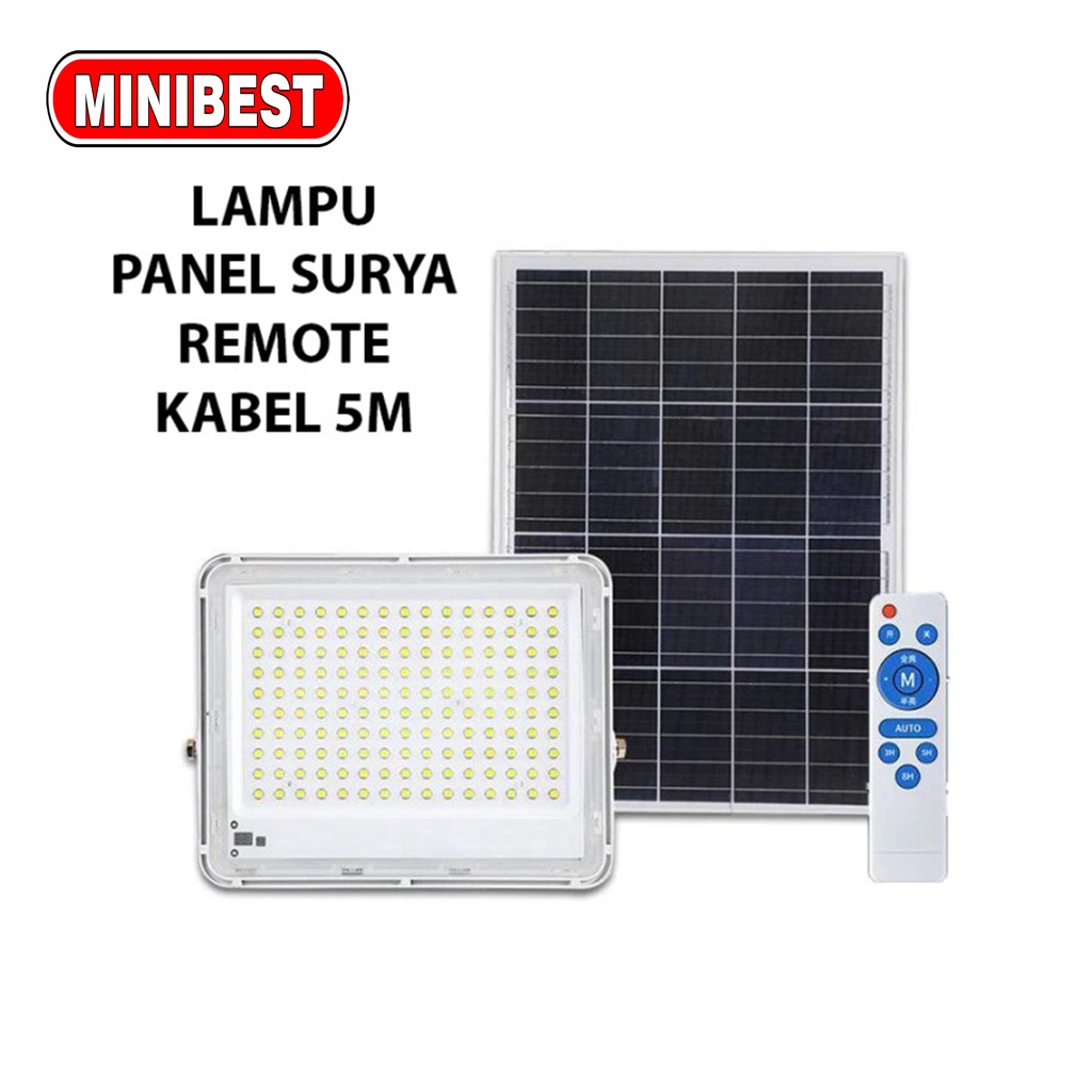 LAMPU LED SOROT TENAGA MATAHARI LED TENAGA SURYA - PANEL SURYA 150W SOLAR CELL