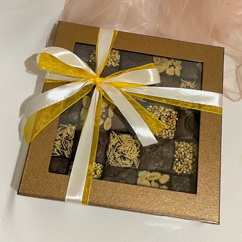 MIX BROWNICE BOX | Hampers Brownies Panggang | Gift Box | Hadiah | Kado