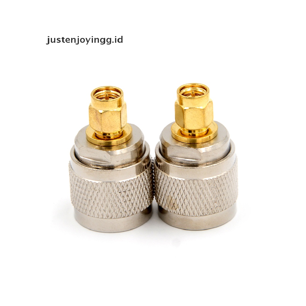 Adapter Konektor Coaxial RF Tipe N Male Plug Ke SMA Male