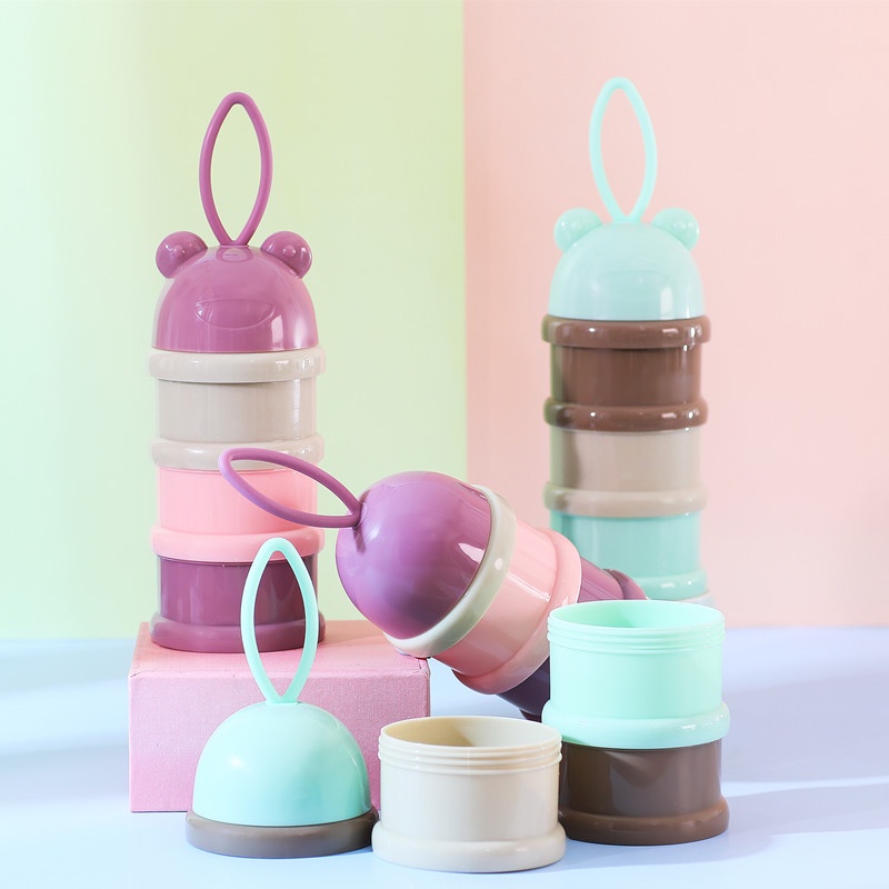 Milk powder container/Perlengkapan bayi/Kotak susu bubuk 4 lapis (B49)