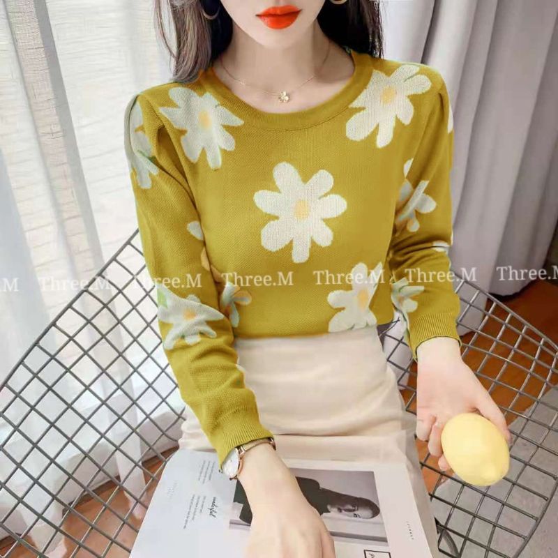 MDLV 48211 GLORIOSA KNIT TOP KOREA BLOUSE RAJUT BLOUSE KOREA ATASAN RAJUT BAJU RAJUT FASHION IMPORT