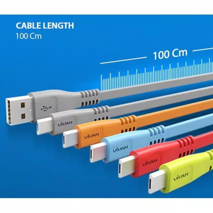 VIVAN RUMAH KABEL DATA MICRO CSM100S/CSL1100S DATA CABLE FOR IPHONE/MICRO