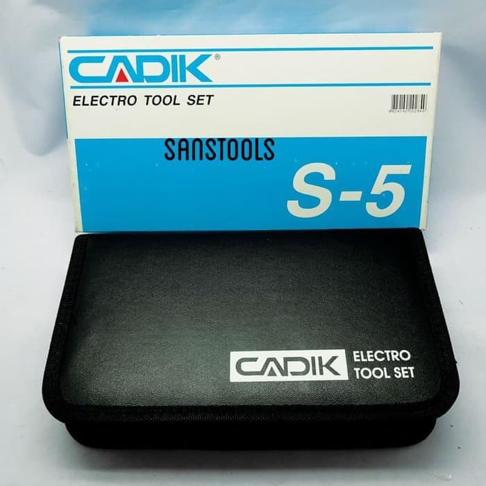 Cadik S5 electrical tool kit set elektronik toolset S-5 electric Asli